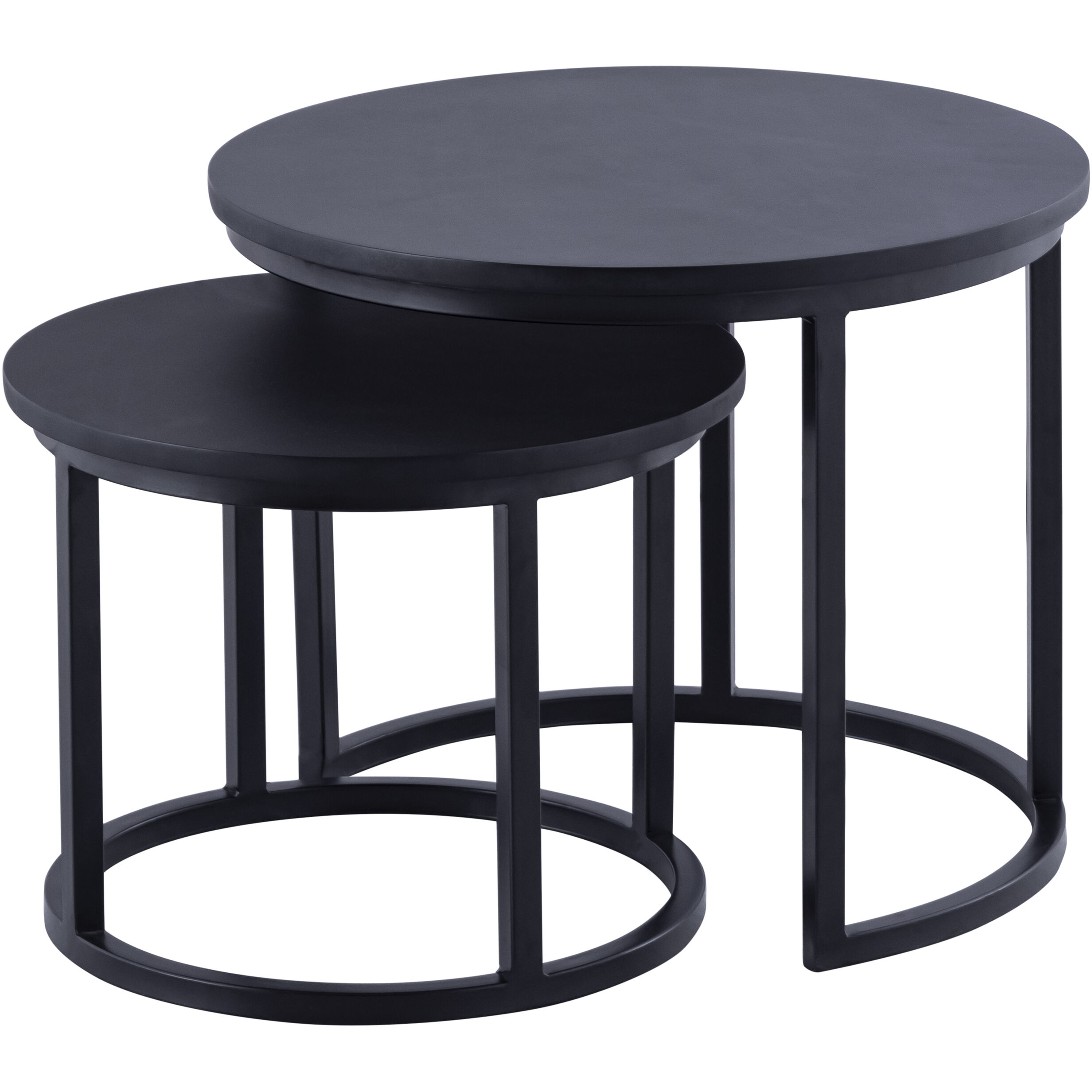 Kaala 21 X 21 inch Black Table Set