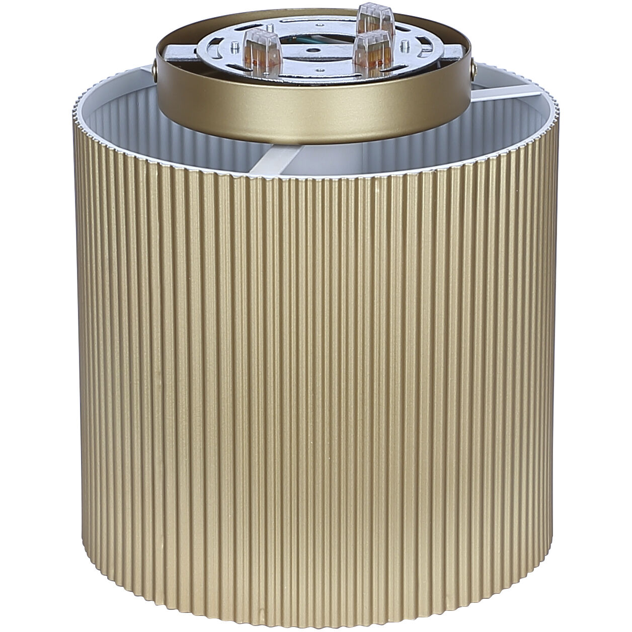 Scarlett 8 inch Gold Semi-Flush Mount Ceiling Light