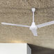 DC 60 inch White Industrial Ceiling Fan