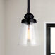 Declan 1 Light 5 inch Matte Black Pendant Ceiling Light