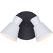 Radley 2 Light Black/White Track Lighting Ceiling Light