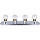 Bathroom Strip 4 Light 24 inch Chrome Vanity Light Wall Light