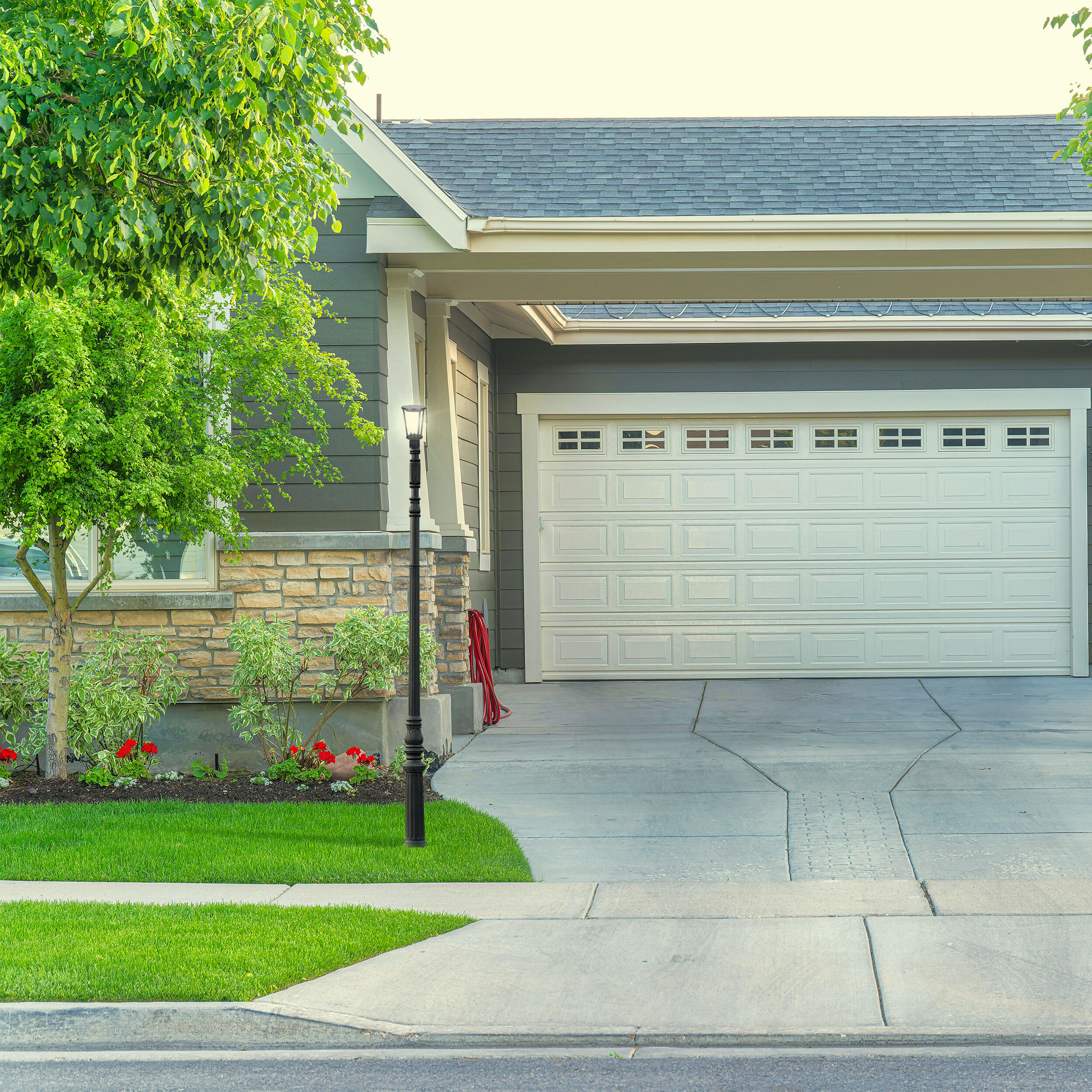 Vero LED 7.5 inch Black Outdoor Lantern