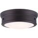 Madison 2 Light 13 inch Oil Rubbed Bronze Flush Mount Ceiling Light 