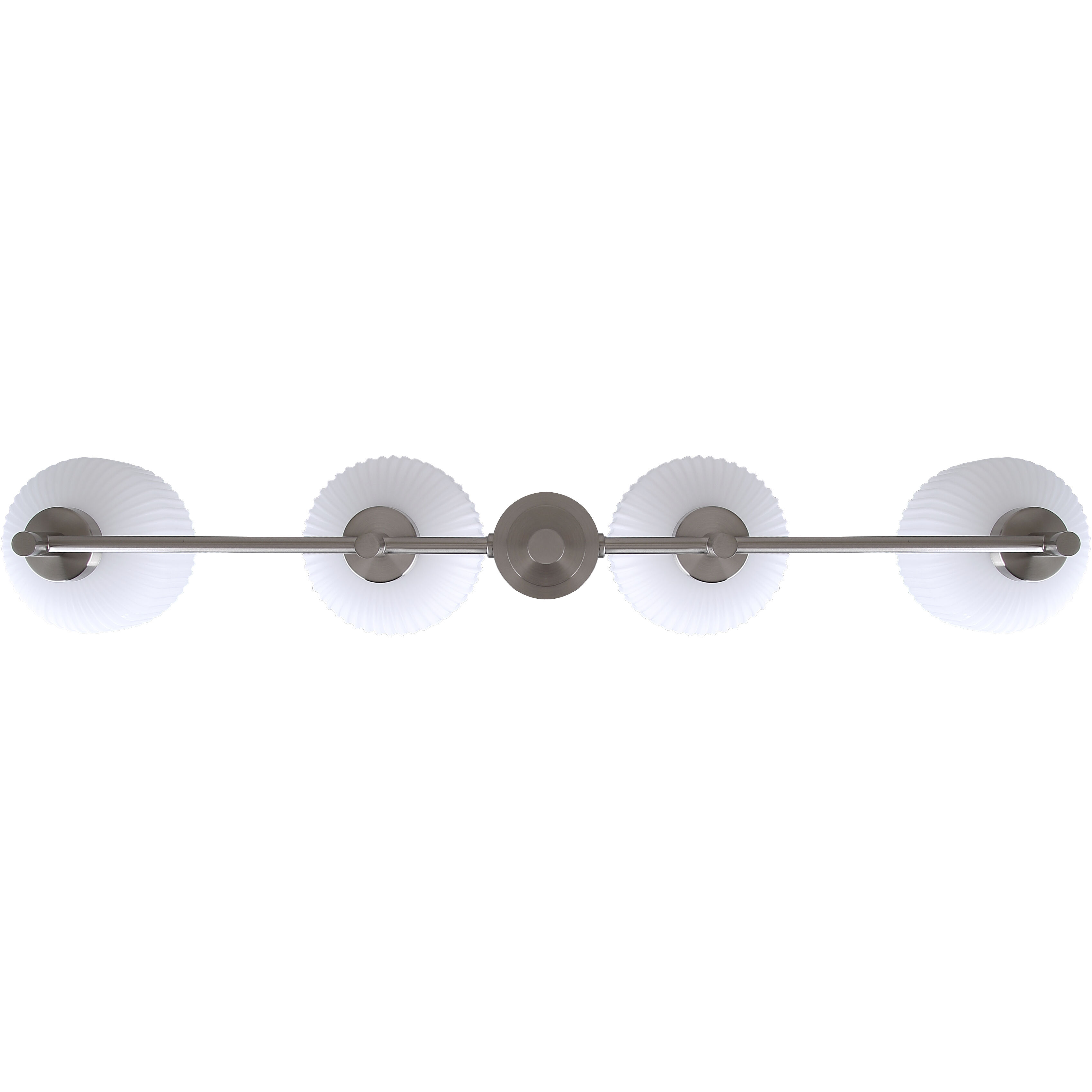 Mallory 4 Light 36.38 inch Brushed Nickel Chandelier Ceiling Light