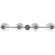 Mallory 4 Light 36.38 inch Brushed Nickel Chandelier Ceiling Light