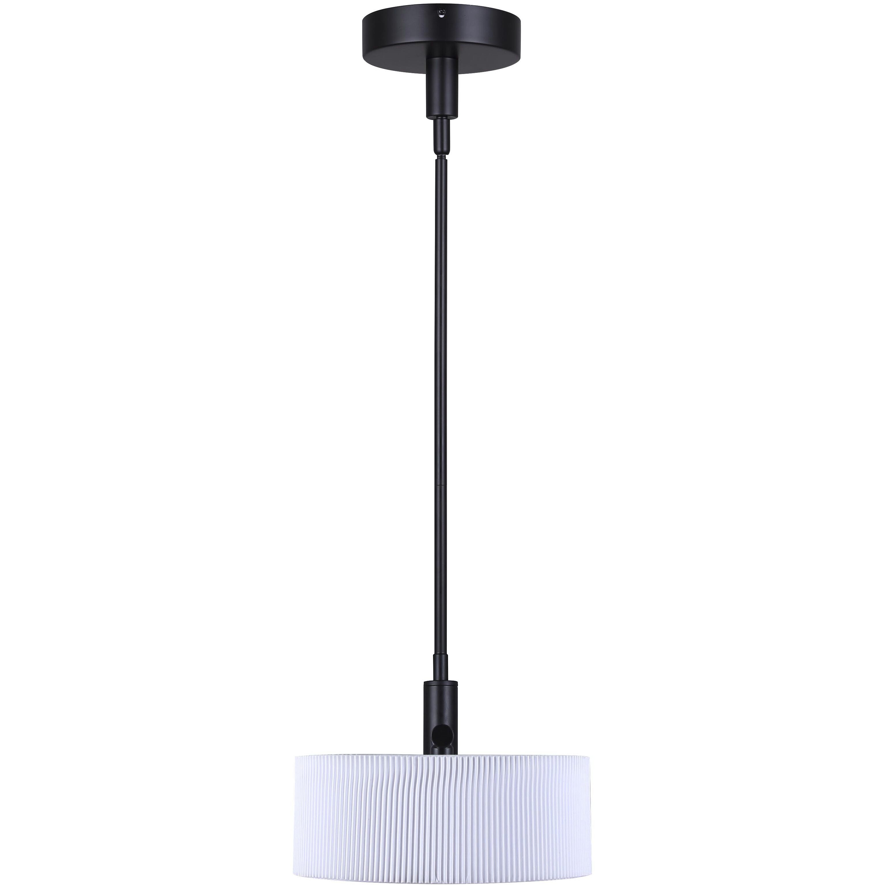 Carmynn LED 8.13 inch Black Pendant Ceiling Light