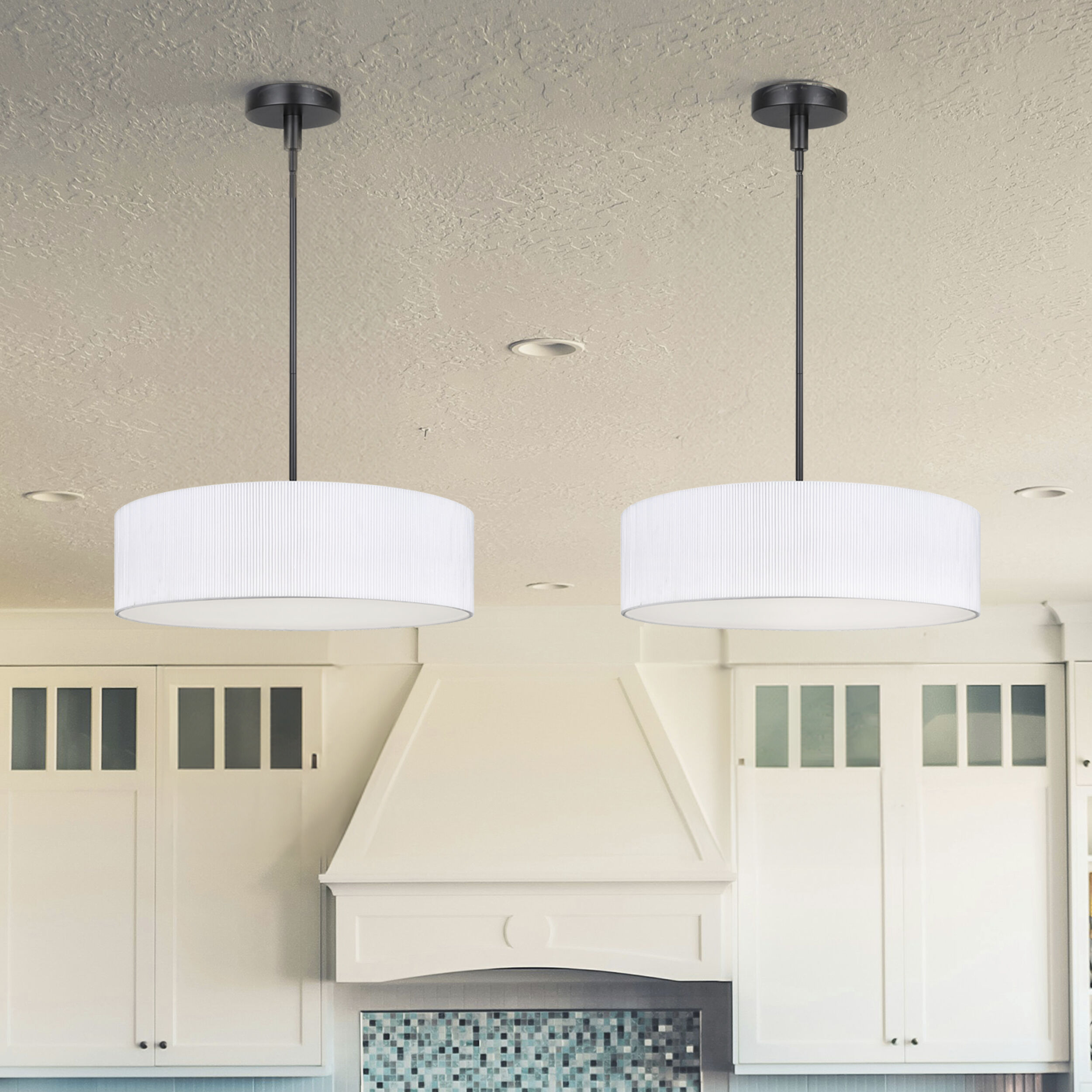 Carmynn LED 22.25 inch Black Chandelier Ceiling Light