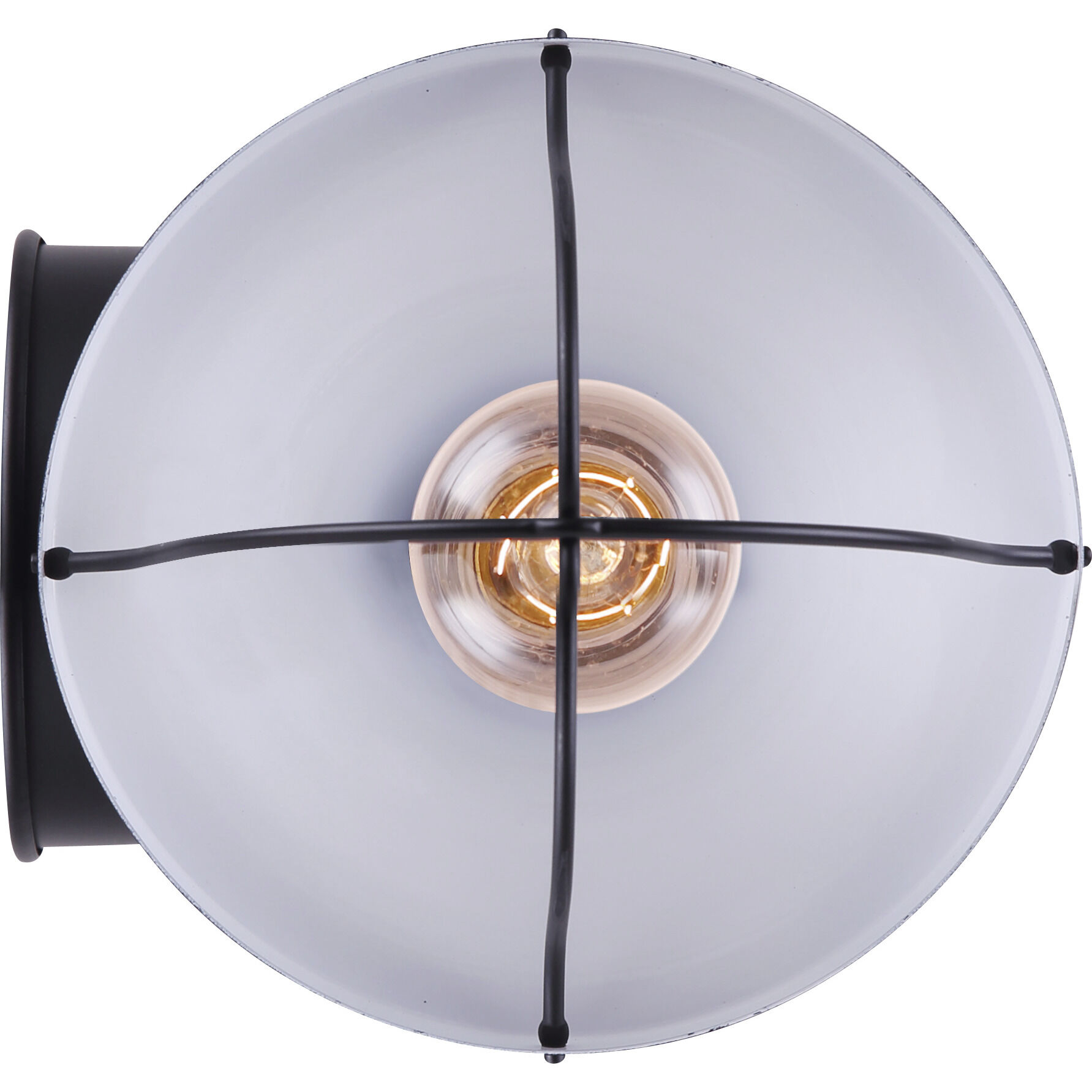 Madison 1 Light 6.5 inch Black Outdoor Lantern, Twin Pack