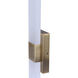 Farrow LED 4.75 inch Gold Vanity Light Wall Light
