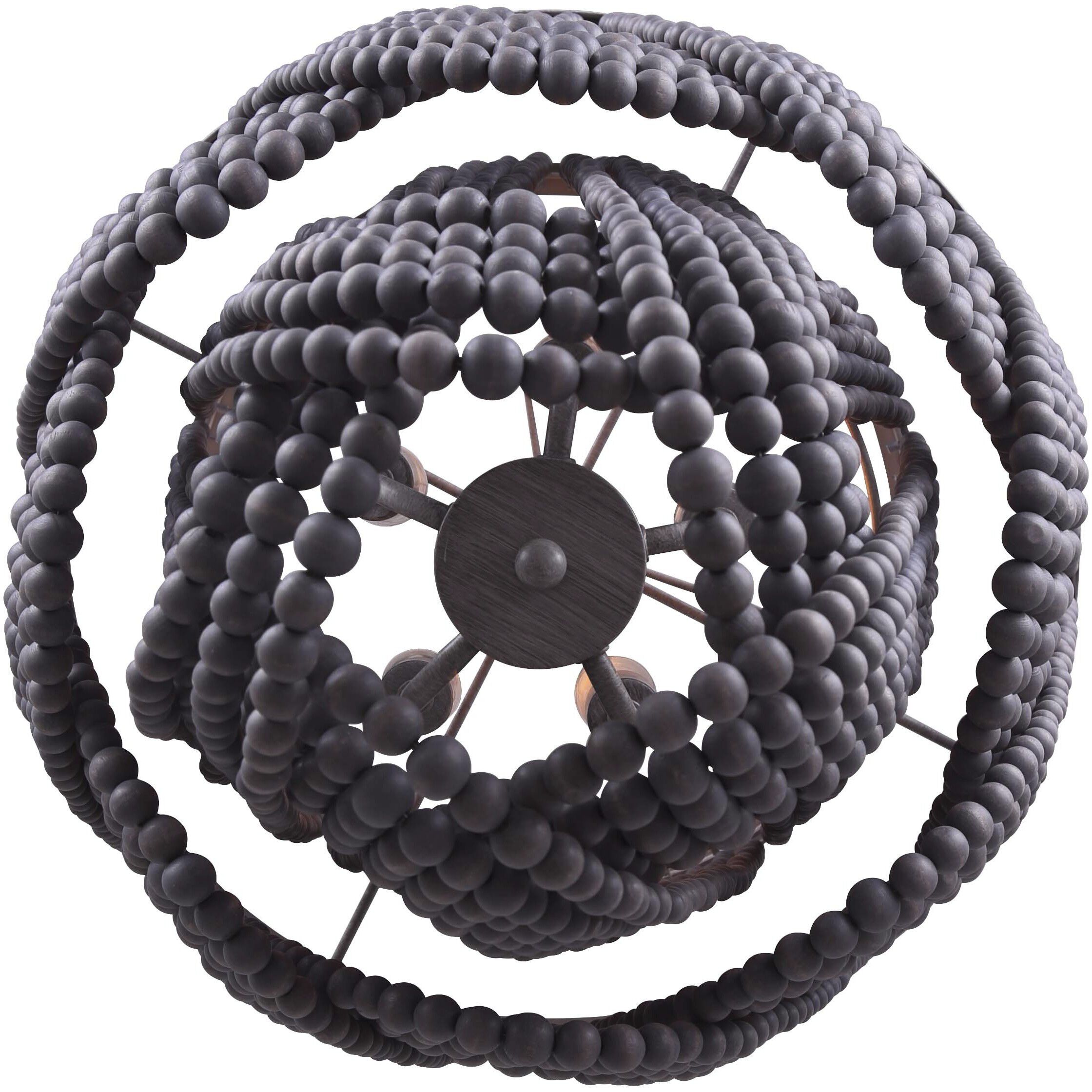 Solana 5 Light 18.5 inch Grey Chandelier Ceiling Light