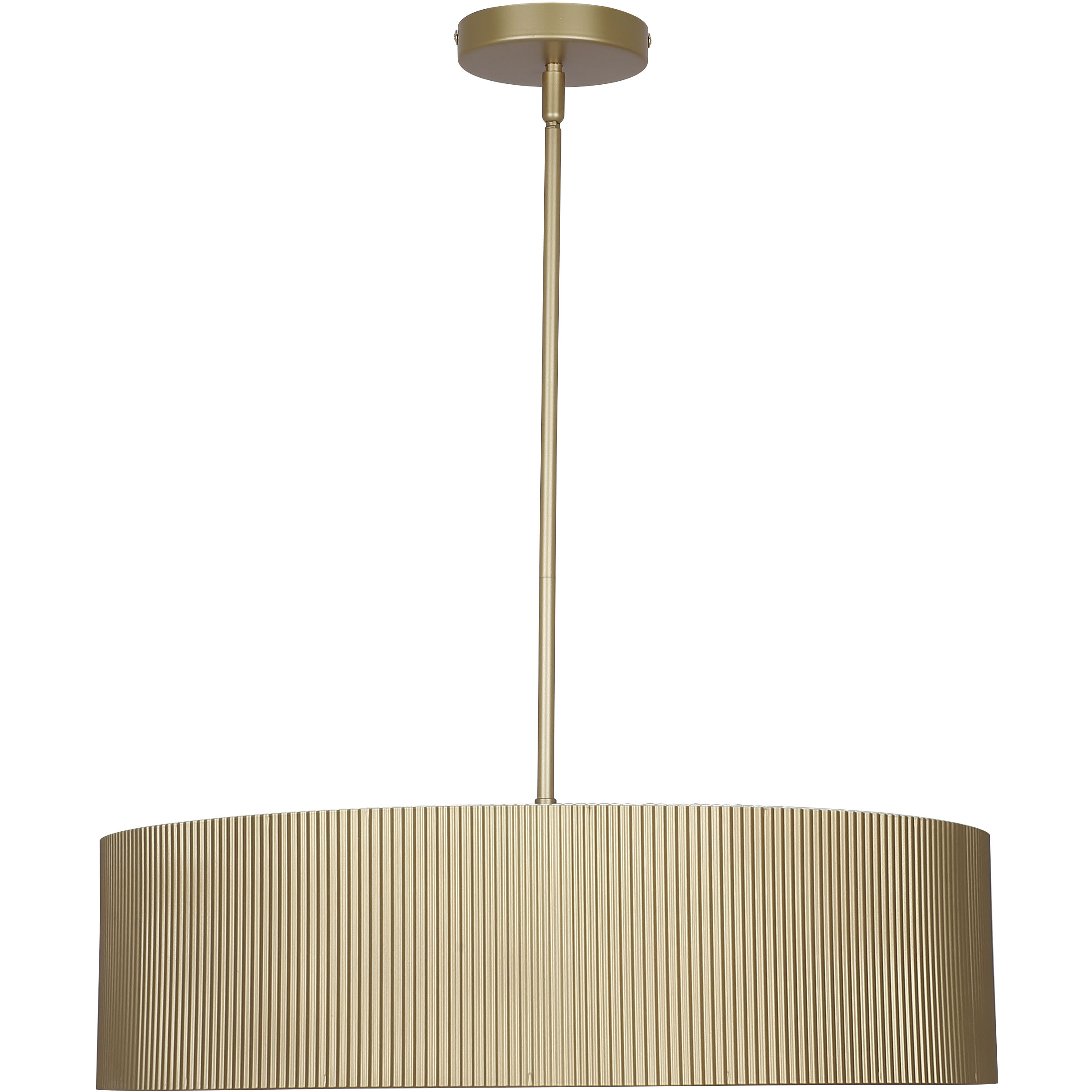 Scarlett 3 Light 22 inch Gold Chandelier Ceiling Light