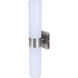 Maxine 2 Light 4.75 inch Brushed Nickel Vanity Light Wall Light