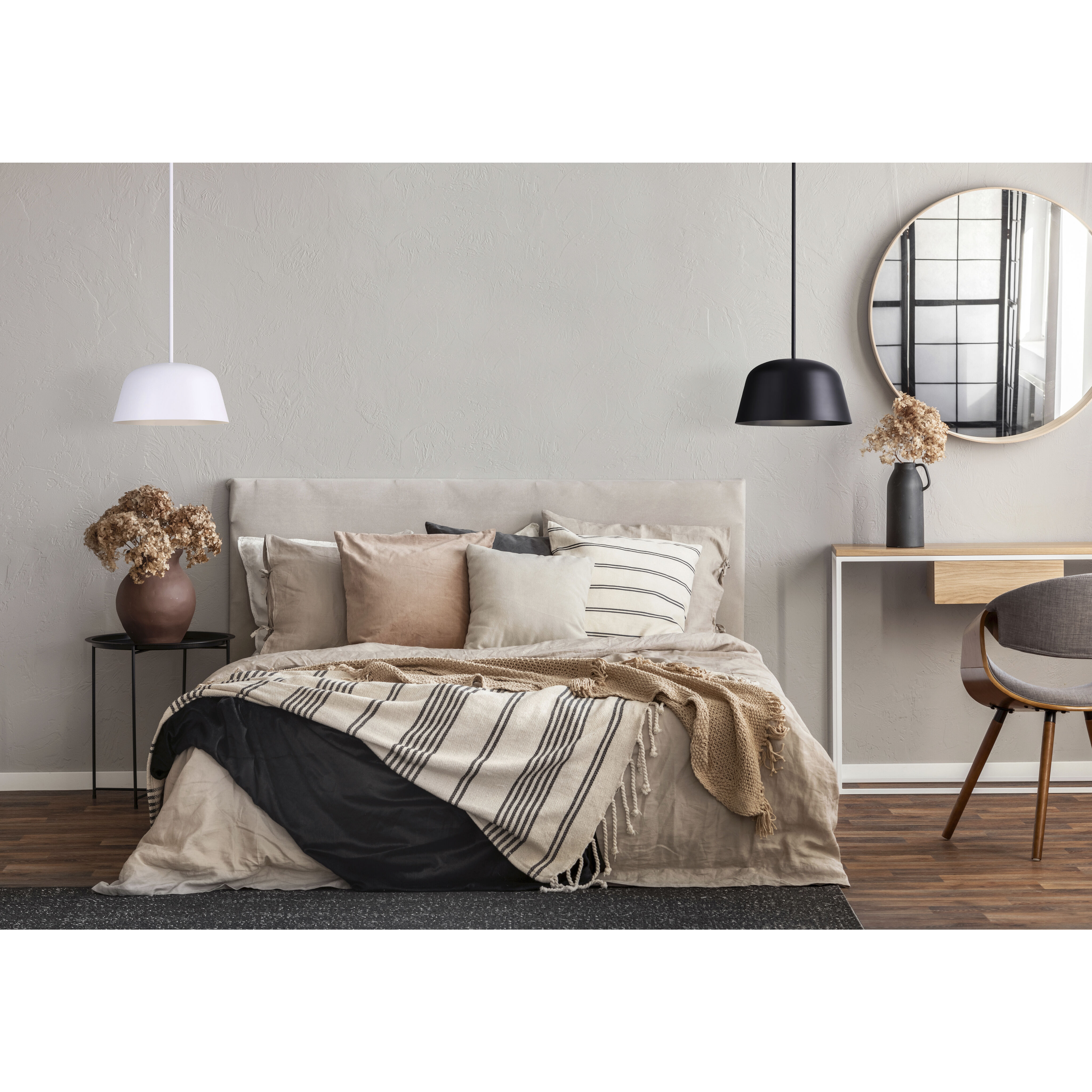 Kiliam 1 Light 13 inch Matte Black Pendant Ceiling Light 