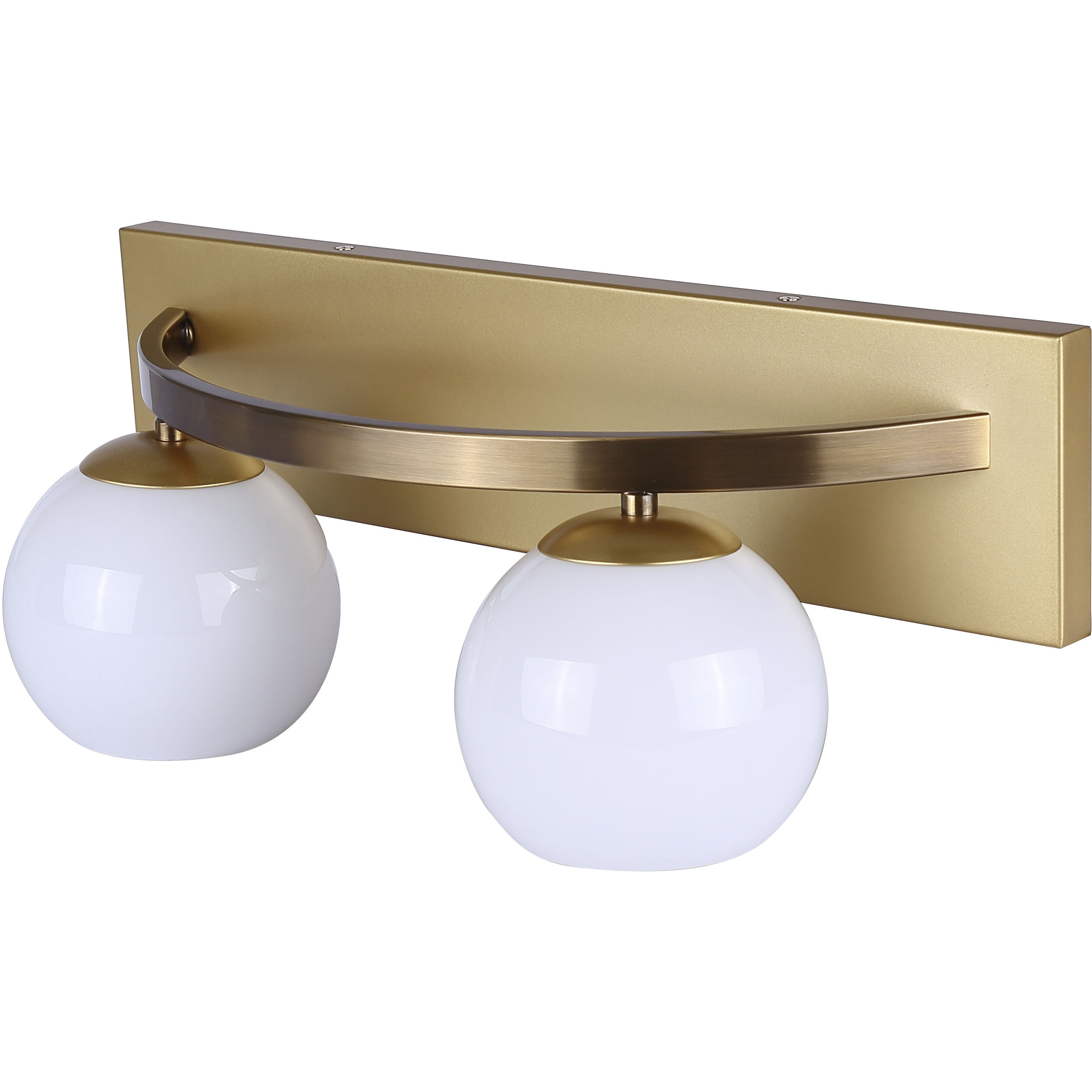 Monroe 2 Light 18 inch Gold Vanity Light Wall Light