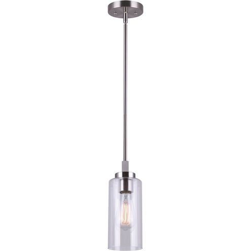 Chelsey 1 Light 5 inch Brushed Nickel Pendant Ceiling Light