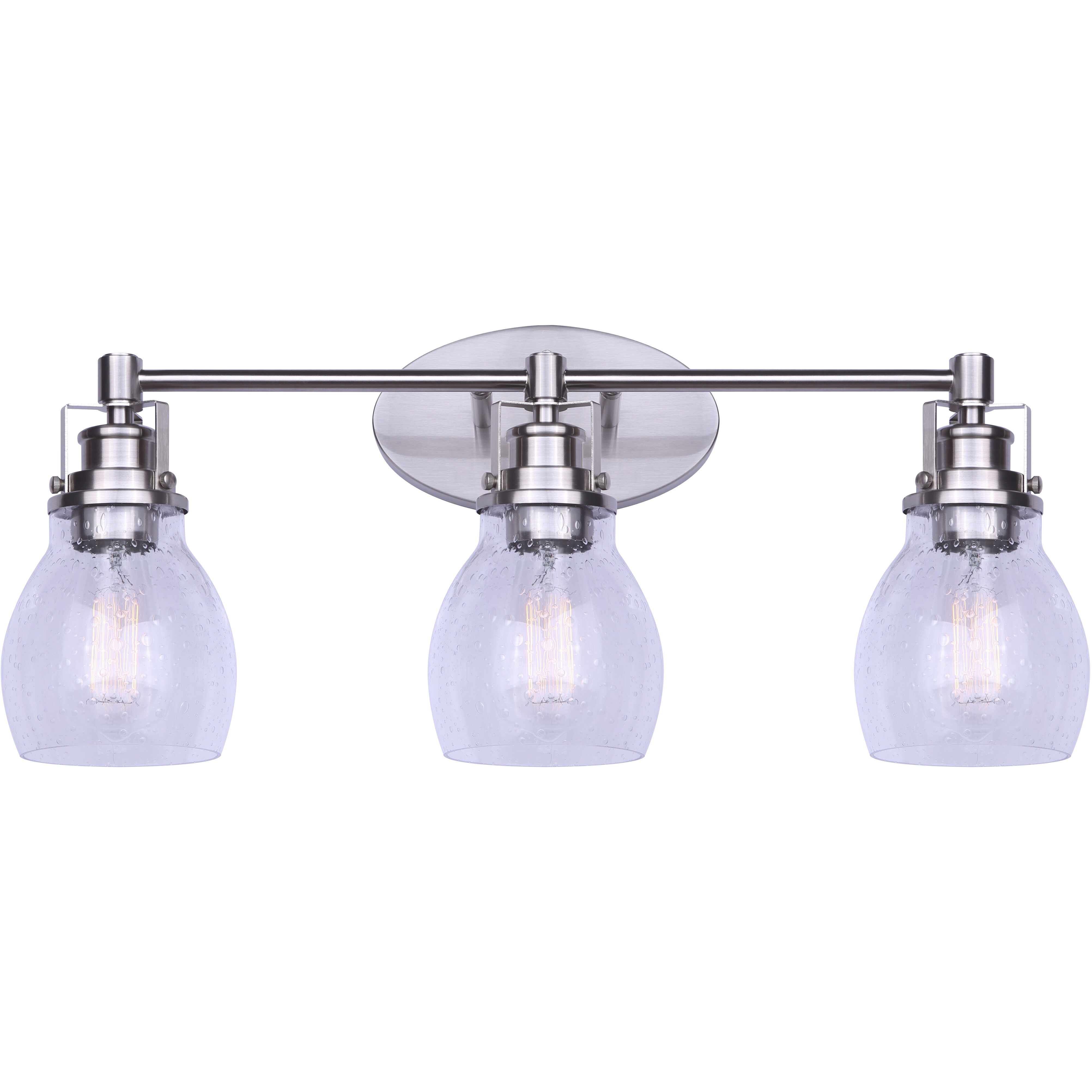 Carson 3 Light 24 inch Brushed Nickel Vanity Light Wall Light