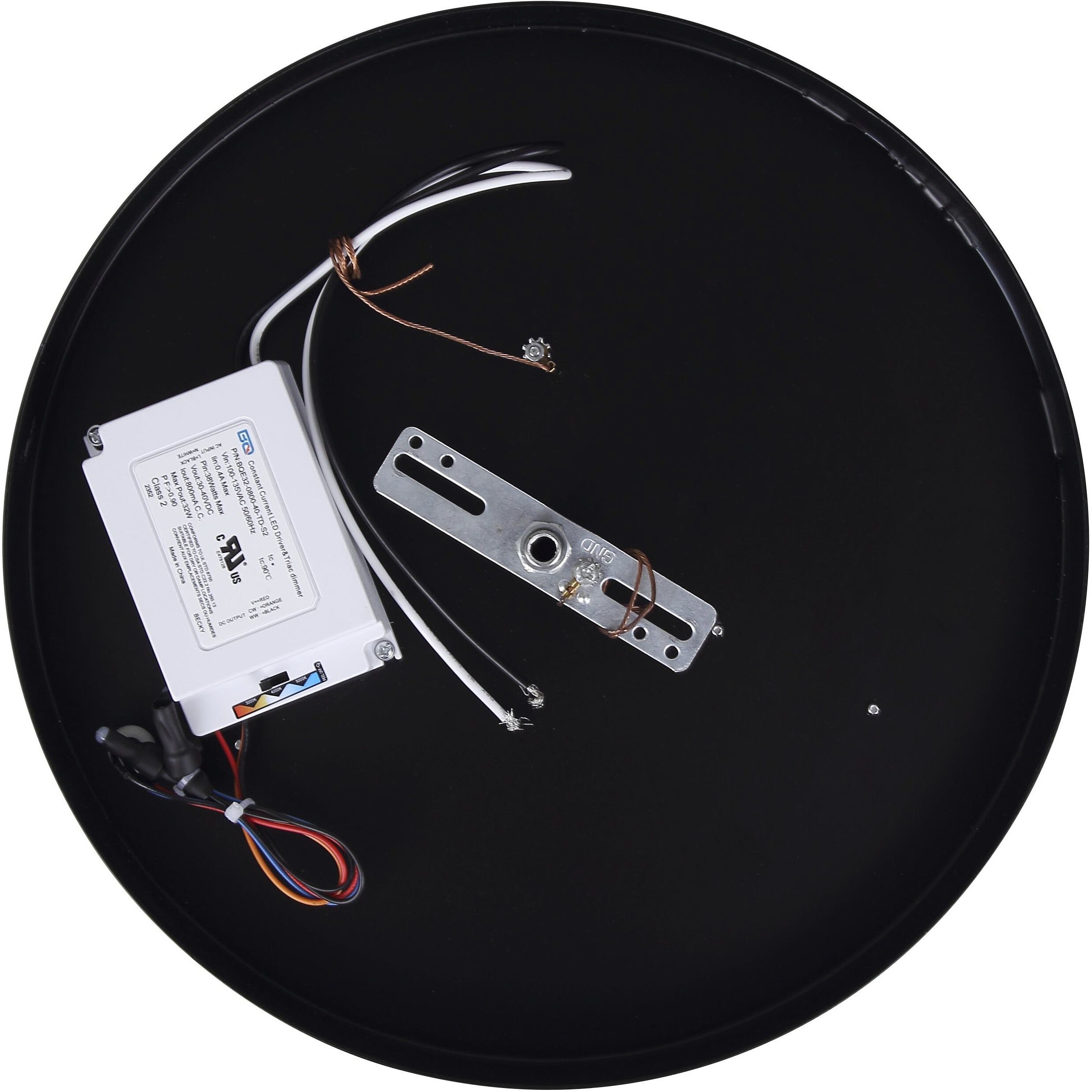 Kyrie LED 11.75 inch Black Flush Mount Ceiling Light