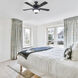 Eclipse 42 inch Black Indoor Ceiling Fan