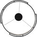 Amora LED 24 inch Black Chandelier Ceiling Light