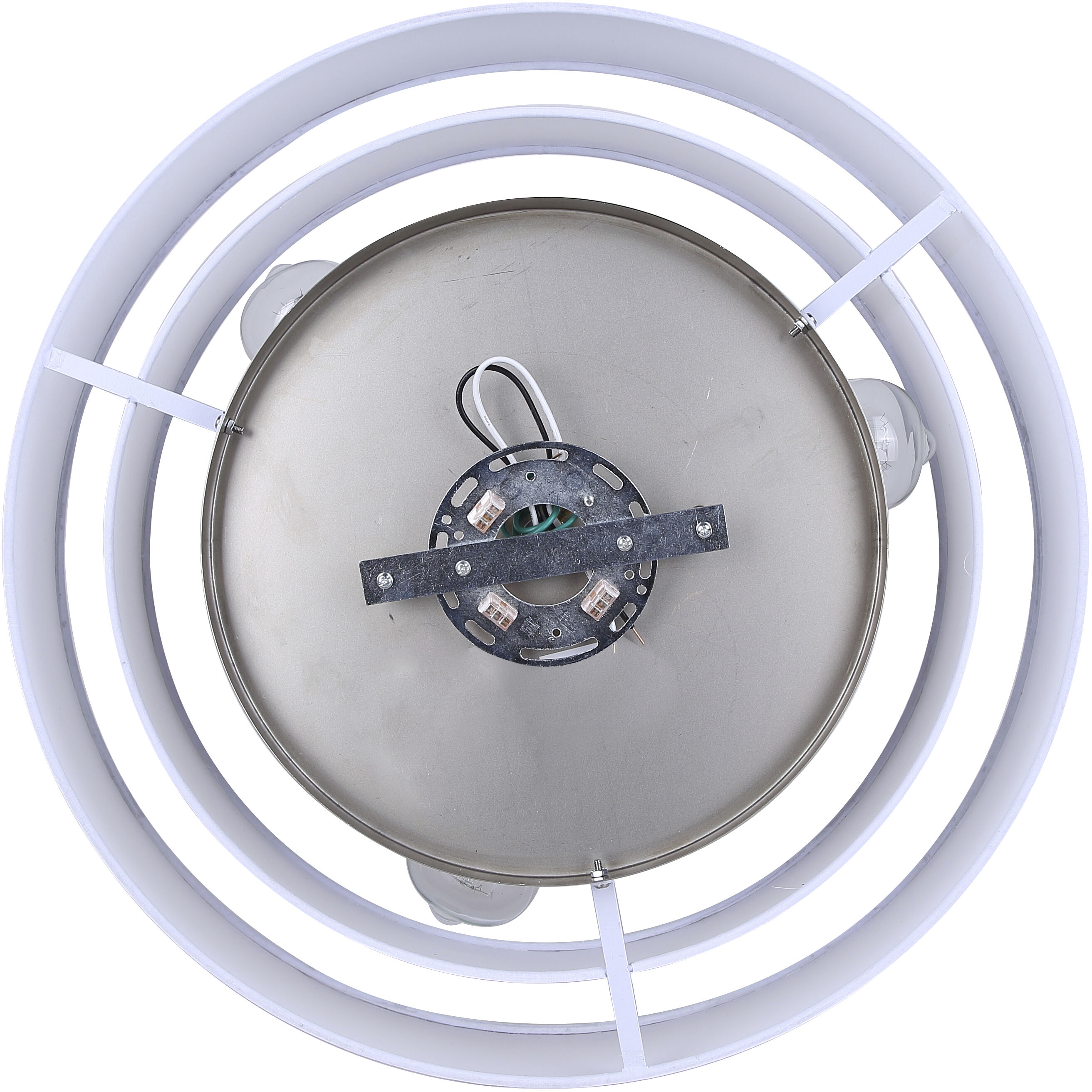 Landra 3 Light 19 inch Brushed Nickel Flush Mount Ceiling Light