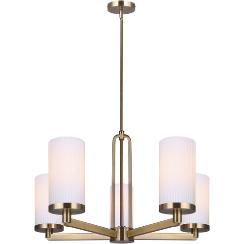 Kinslea 5 Light 25.63 inch Gold Chandelier Ceiling Light