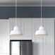 Levi 1 Light 14 inch Matte White Pendant Ceiling Light