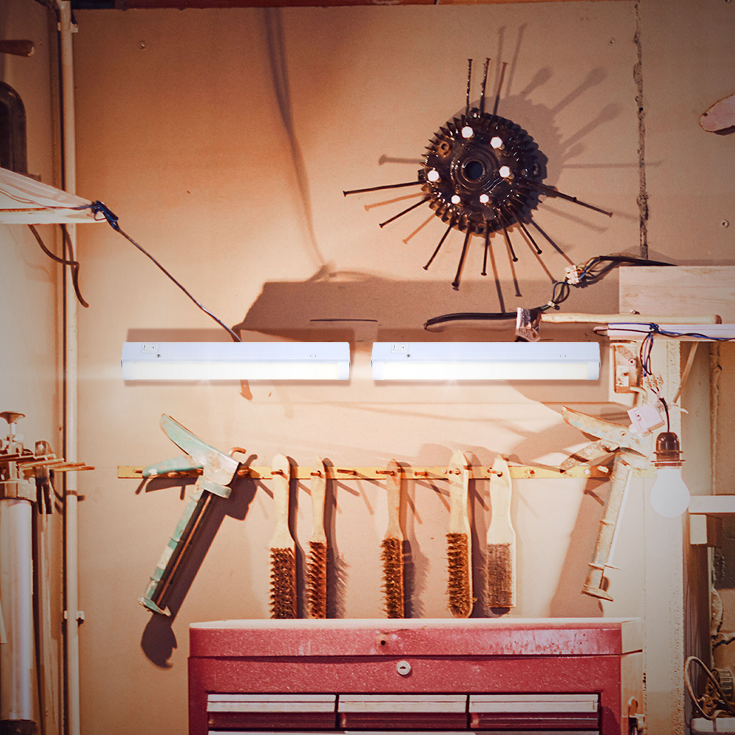 Madison LED 8 inch White Disc Light