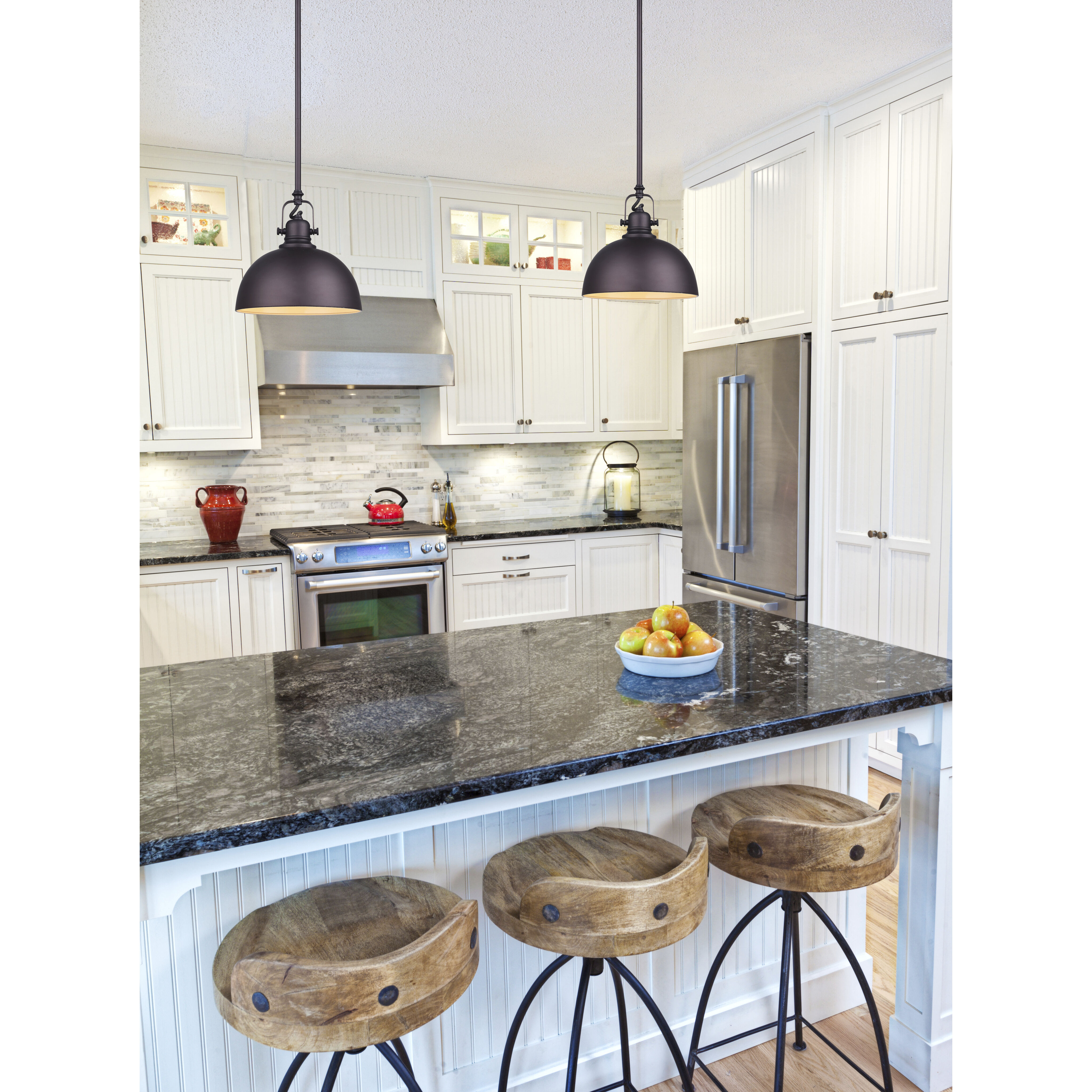 Madison 1 Light 9 inch Oil Rubbed Bronze Pendant Light Ceiling Light