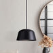 Kiliam 1 Light 13 inch Matte Black Pendant Ceiling Light 