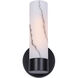 Kristella 1 Light 6 inch Black Vanity Light Wall Light