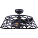 Maud 24 inch Matte Black Indoor Fan