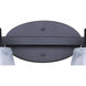 Luelle 2 Light 16 inch Black Vanity Light Wall Light