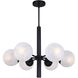 Mackenna 6 Light 26 inch Black Chandelier Ceiling Light
