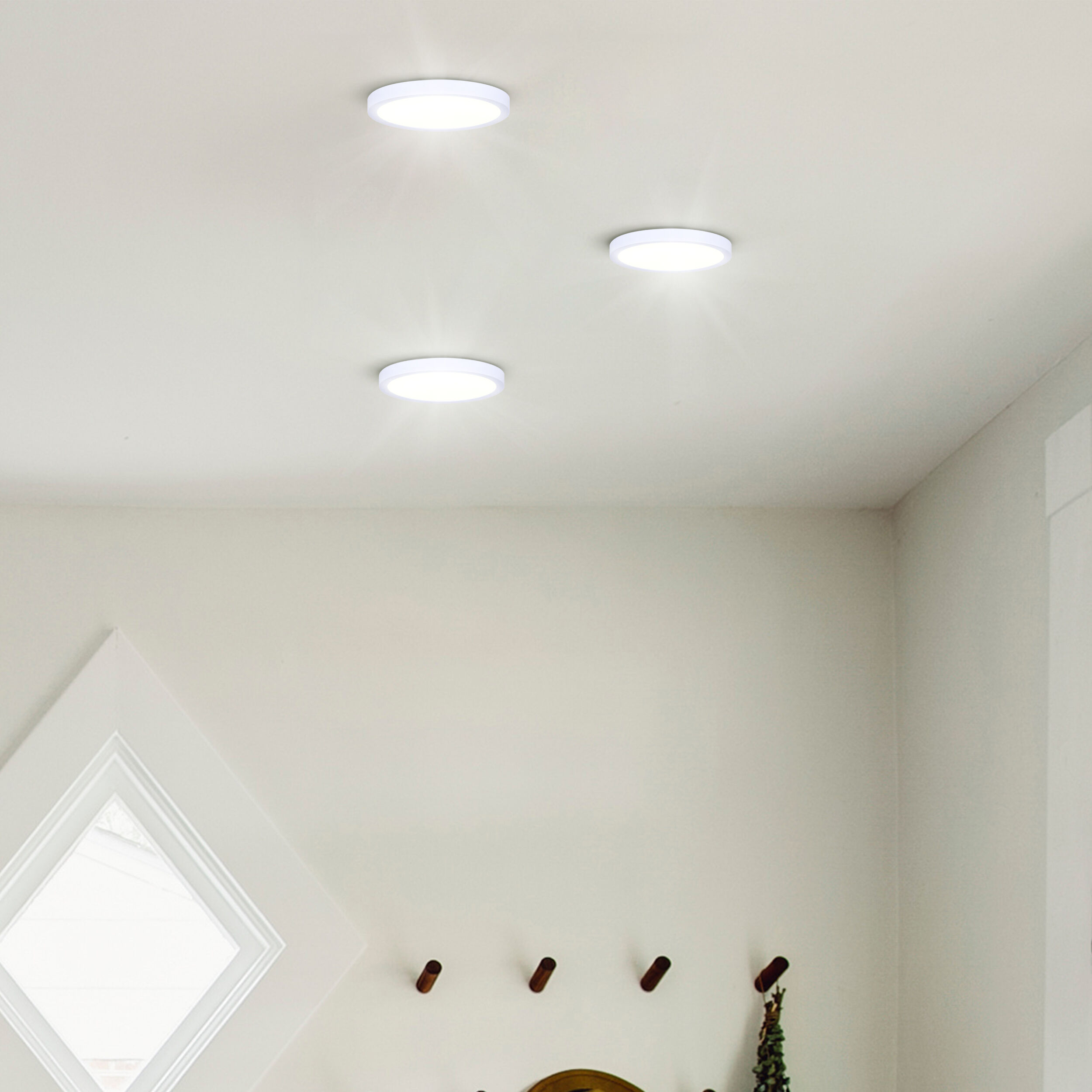 Madison LED 7 inch White Disc Light
