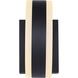 Franco LED 4.38 inch Black Outdoor Lantern