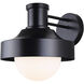 Baylor 1 Light 12.88 inch Black Outdoor Lantern