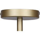 Scarlett 18 inch Gold Semi-Flush Mount Ceiling Light