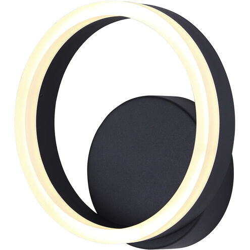 Franco LED 7.88 inch Black Outdoor Lantern