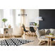 Amora LED 24 inch Black Chandelier Ceiling Light
