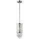 Madison 1 Light 4.25 inch Chrome Pendant Light Ceiling Light