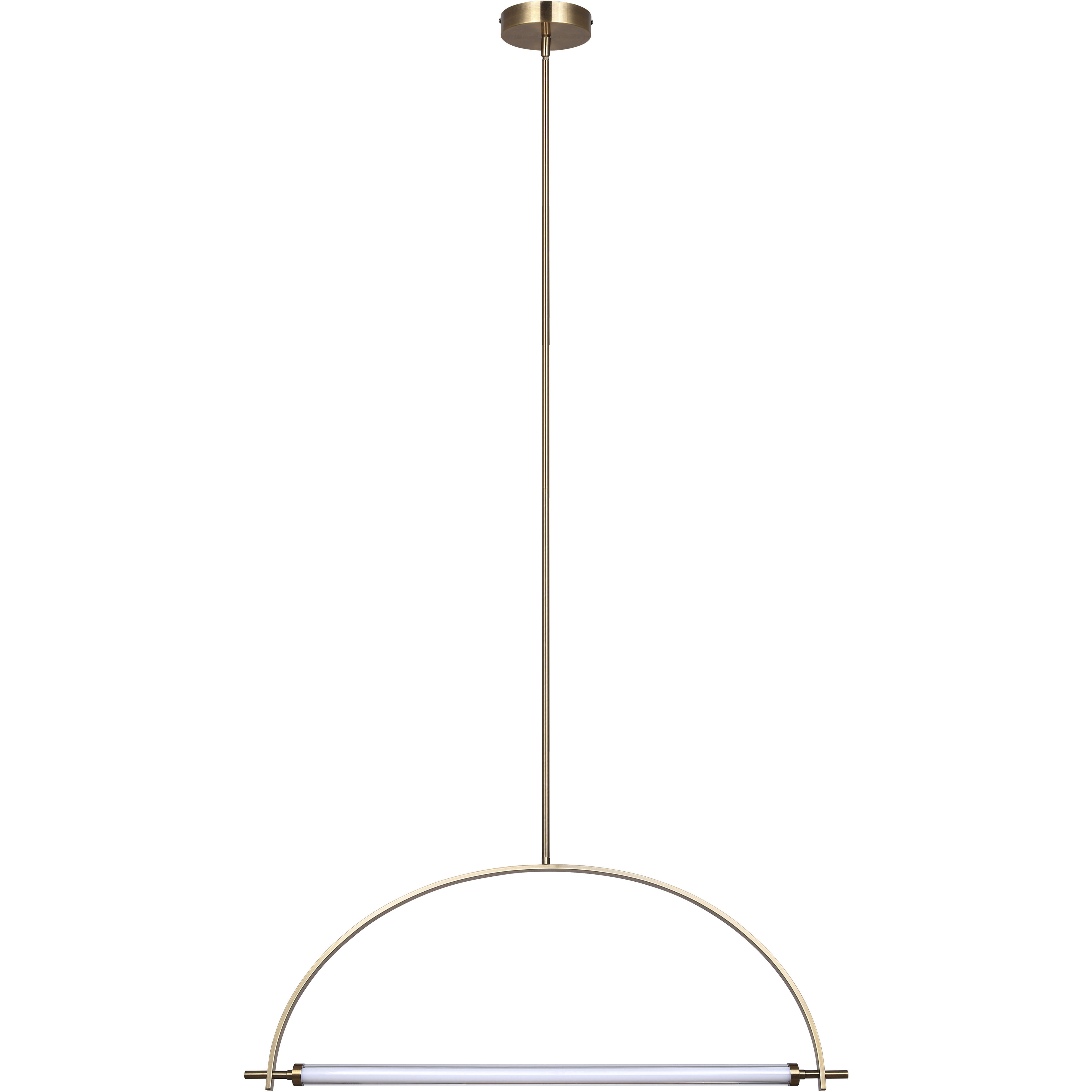 Keaton LED 33.5 inch Gold Chandelier Ceiling Light