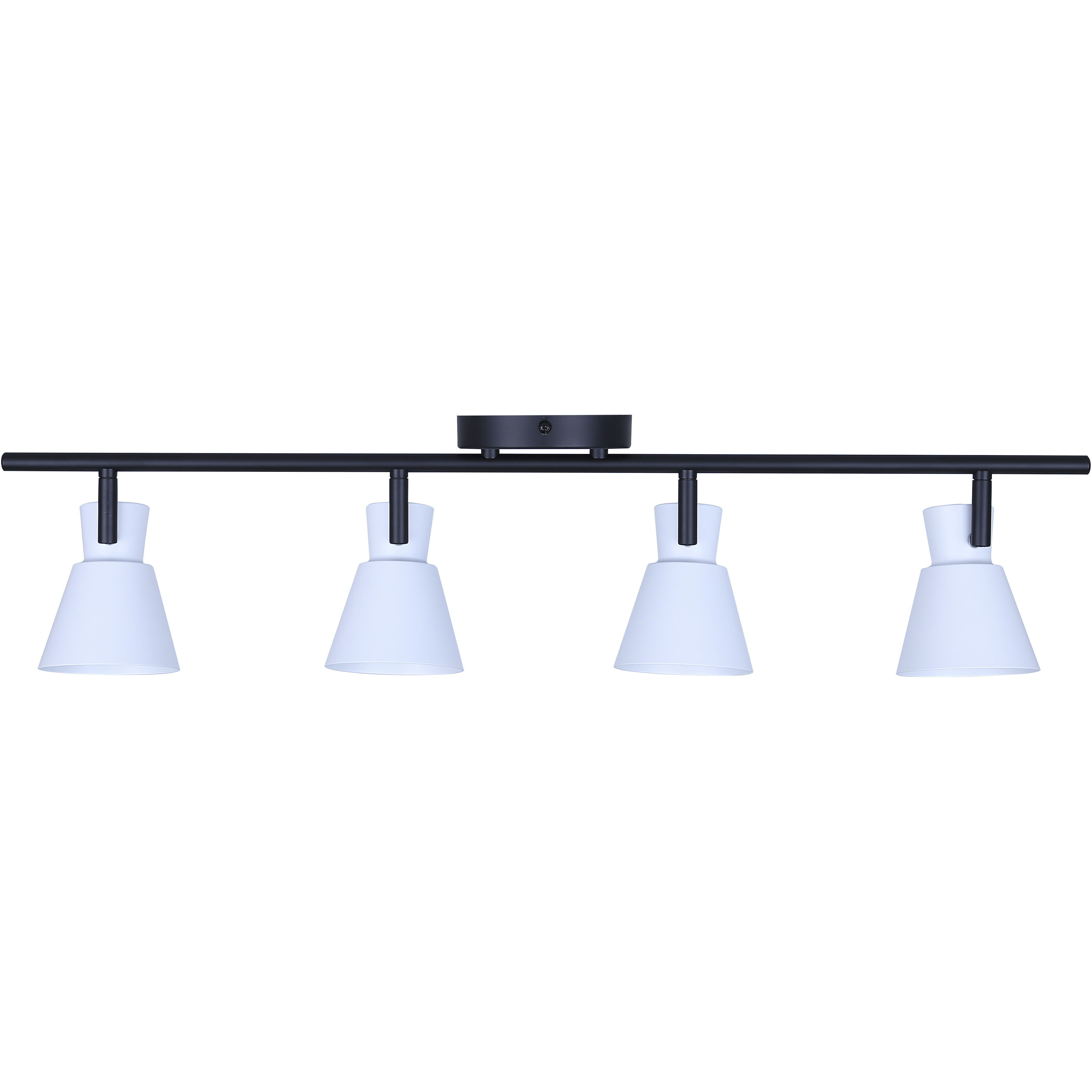 Radley 4 Light Black/White Track Lighting Ceiling Light