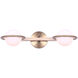 Madison 2 Light 21.38 inch Gold Vanity Light Wall Light