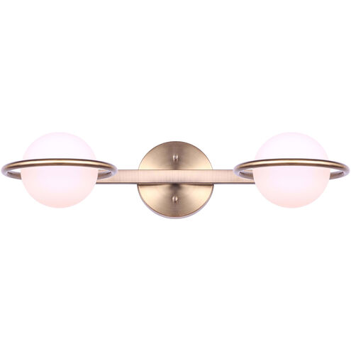 Madison 2 Light 21.38 inch Gold Vanity Light Wall Light