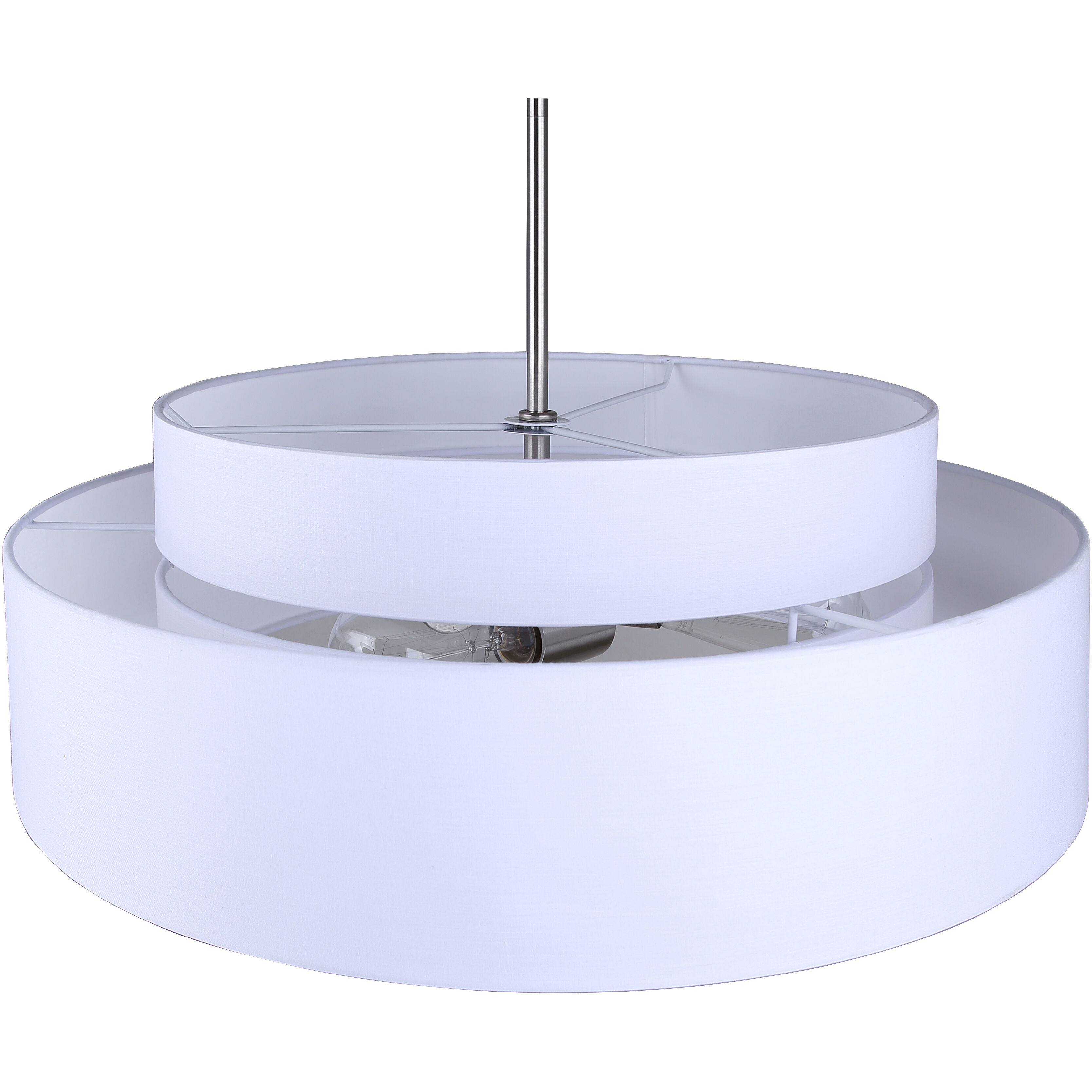 Landra 3 Light 22 inch Brushed Nickel Chandelier Ceiling Light