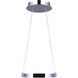 Laila LED 37 inch Chrome Chandelier Ceiling Light