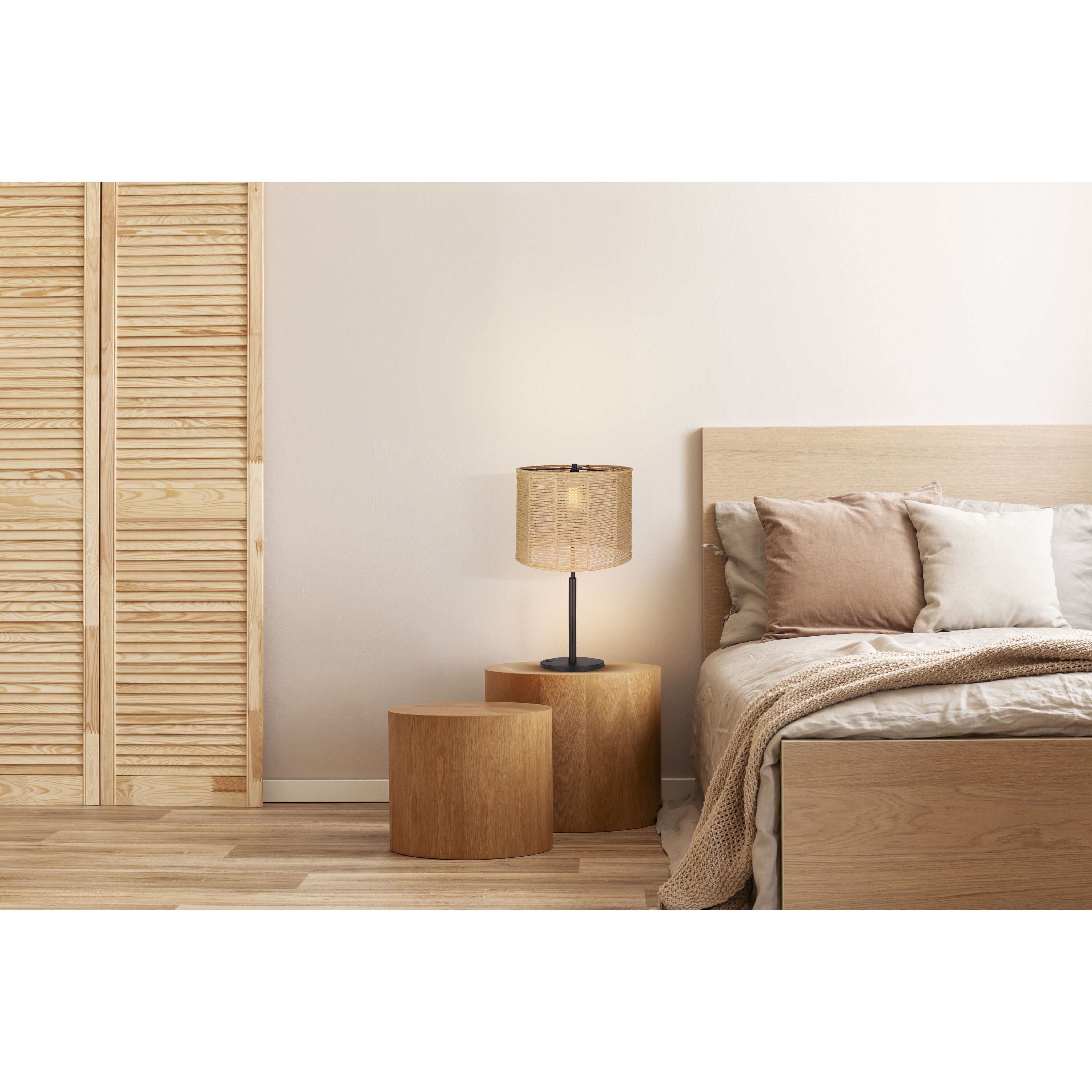 Lano 24 inch 60.00 watt Matte Black Table Lamp Portable Light