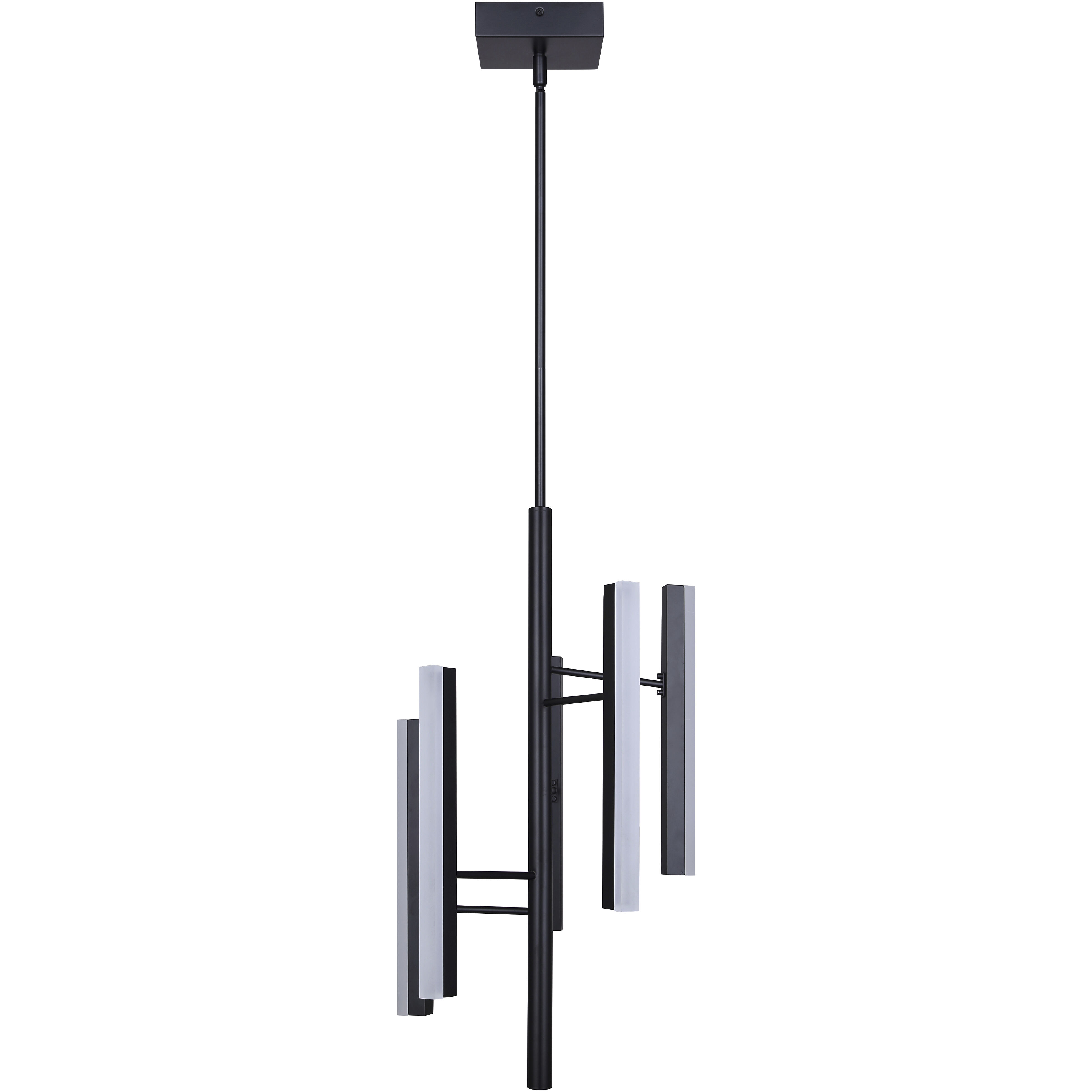 Yavin LED 13.13 inch Black Chandelier Ceiling Light