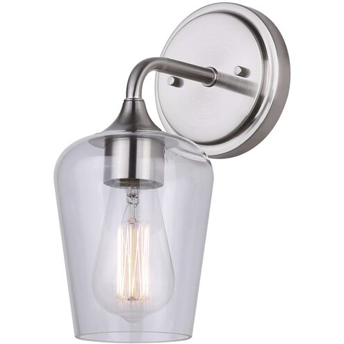 Conall 1 Light 7 inch Brushed Nickel Vanity Light Wall Light